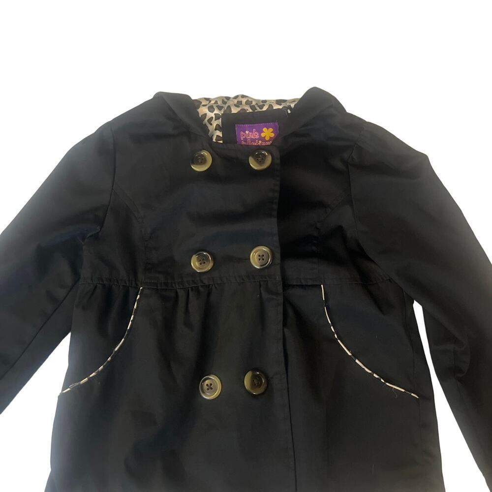 Pink Platinum Girls Black Jacket